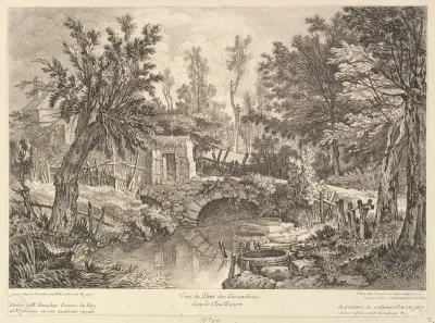 View of the Bridge of Washerwomen at the Peasant House