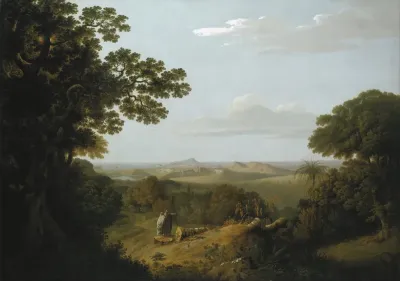 View of the Campi Flegrei from the Camaldolese Convent near Naple