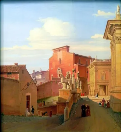 View of the Capitol im Rome