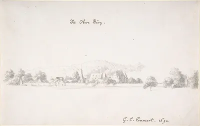 View of the castle at Oberbürg
