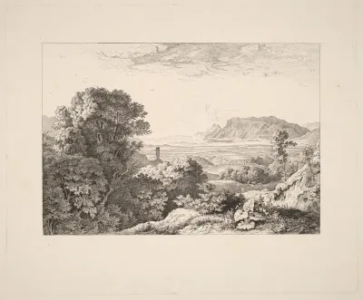 View of the Castle of Olevano