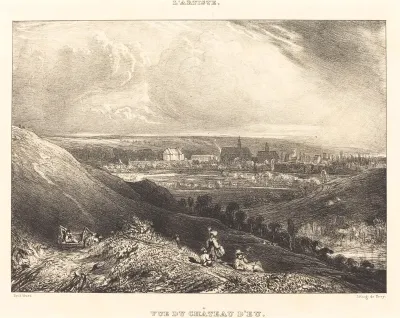 View of the Chateau d'Eu (Vue du Chateau d'Eu)