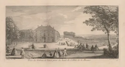 View of the Chateau de Seaux from Diana's Promenade