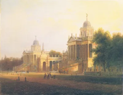 view of the Communs near Potsdam
