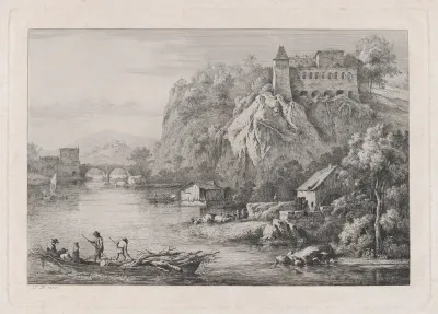View of the Convent of the Barefooted Carmelites