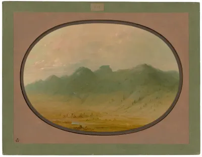 View of the Crystal Mountains, Brazil