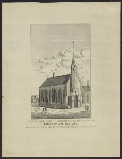 View of the Faliede Bagijn church, Leiden