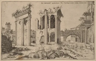 View of the Forum of Nerva