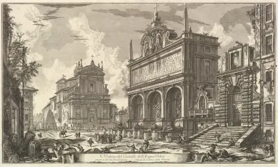 View of the Fountainhead of the Acqua Felice...., from Vedute di Roma (Roman Views)