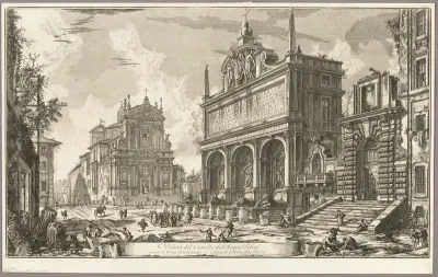 View of the Fountainhead of the Acqua Felice, from Views of Rome