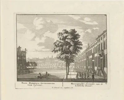 View of the Herengracht, coming from te Leidsestraat