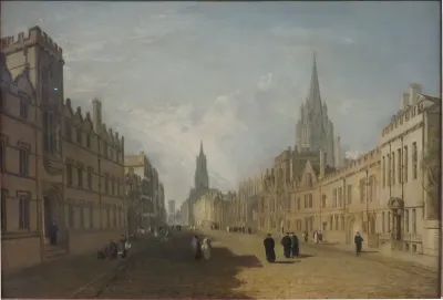 View of the High Street, Oxford