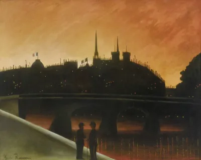 View of the Île de la Cité, Paris