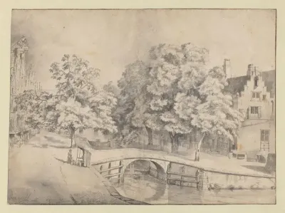 View of the Leidsegracht in Amsterdam, Seen from the Keizersgracht