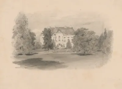 View of the Mansion from the Park