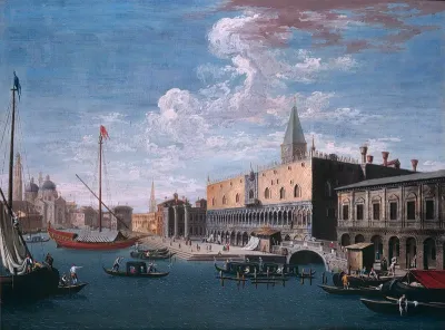 View of the Molo and the Doge’s Palace from the Canal