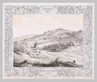 View of the Mount of Olives, from "Malerische Ansichten aus dem Orient..."