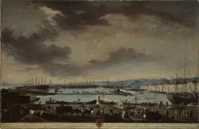 View of the Old Port of Toulon (El puerto viejo de Tolón)
