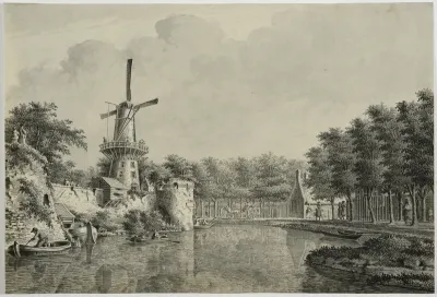 View of the Paardenburg Singel in Utrecht