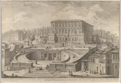 View of the Palazzo di Caprarola