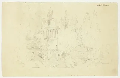 View of the Park at Versailles: Petit Frianon