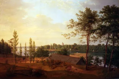 View of the peacock island from the southern side