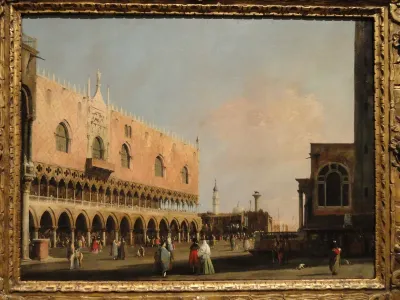 View of the Piazetta San Marco Looking South