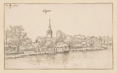 View of the Riverbank at Bodegraven, Zuid-Holland