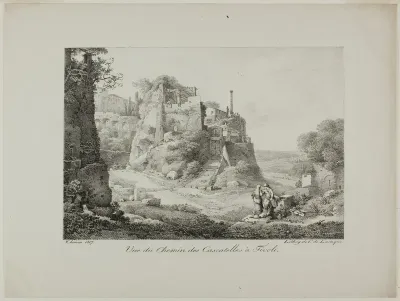 View of the Road from Cascatelles to Tivoli
