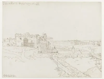 View of the Ruins of the Sint Jacobspoort (‘St Jacob’s Gate’), Bergen op Zoom