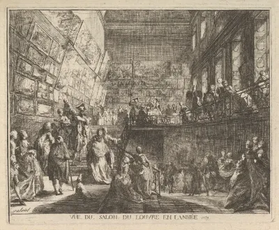 View of the Salon in the Year 1753