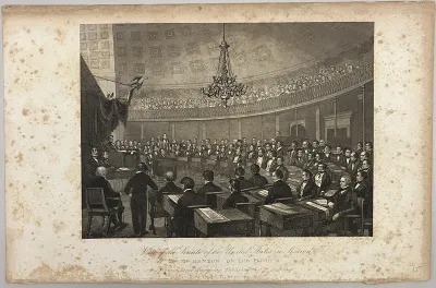 View of the Senate of the United States in Session