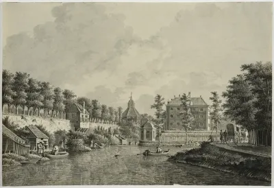 View of the Suikerhuis, the Sugar Refinery in Utrecht