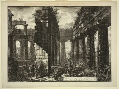 View of the Temple of Neptune [...]
