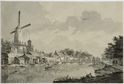 View of the Tolsteegpoort in Utrecht