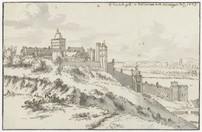 View of the Valkhof and Belvedere at Nijmegen