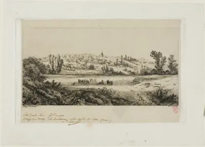 View of the Village of Limay