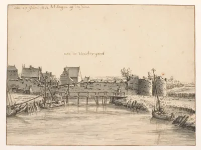 View of the Waterpoort, Bergen op Zoom