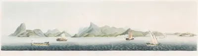 View of the western side of the Harbour of Rio de Janeiro