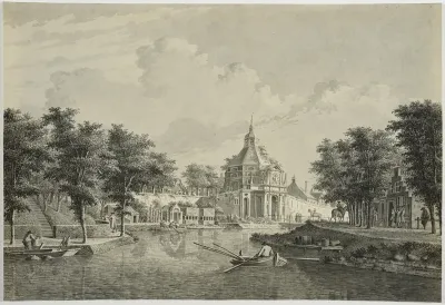 View of the Wittevrouwenpoort in Utrecht