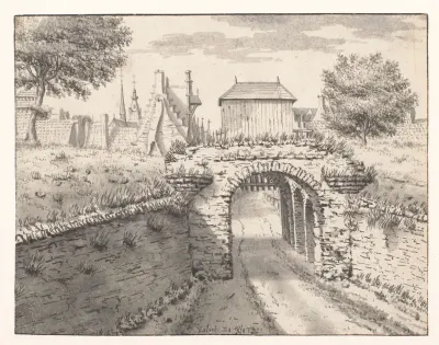 View of the Wouwsepoort at Bergen op Zoom