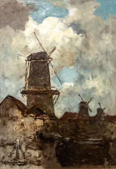View of Three mills