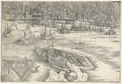 View of Venice [lower center block]