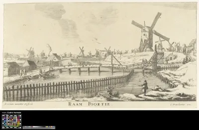 View on the Raampoort in Amsterdam