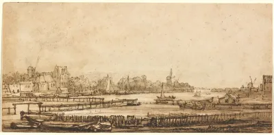 View over the Amstel from the Rampart