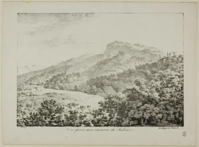 View Taken in the Region of Subiaco, from Views of Italy