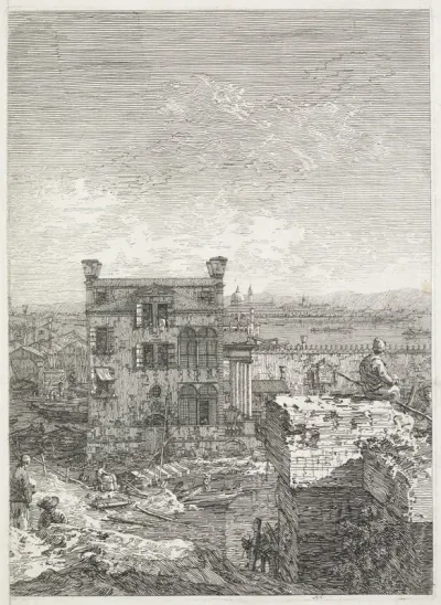Views:  A House Surrounded by Six Columns