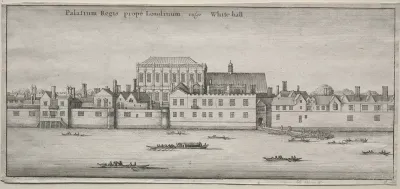Views of London:  Whitehall from the River