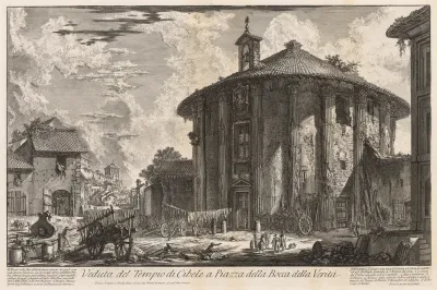 Views of Rome:  Temple of Cybele