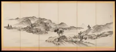 Views of the Xiao and Xiang Rivers [right of a pair]
